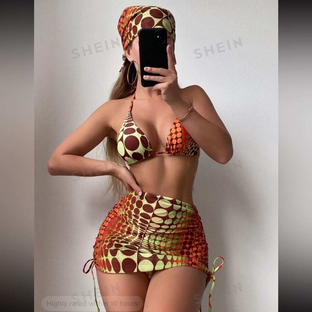 4 piece string bikini set